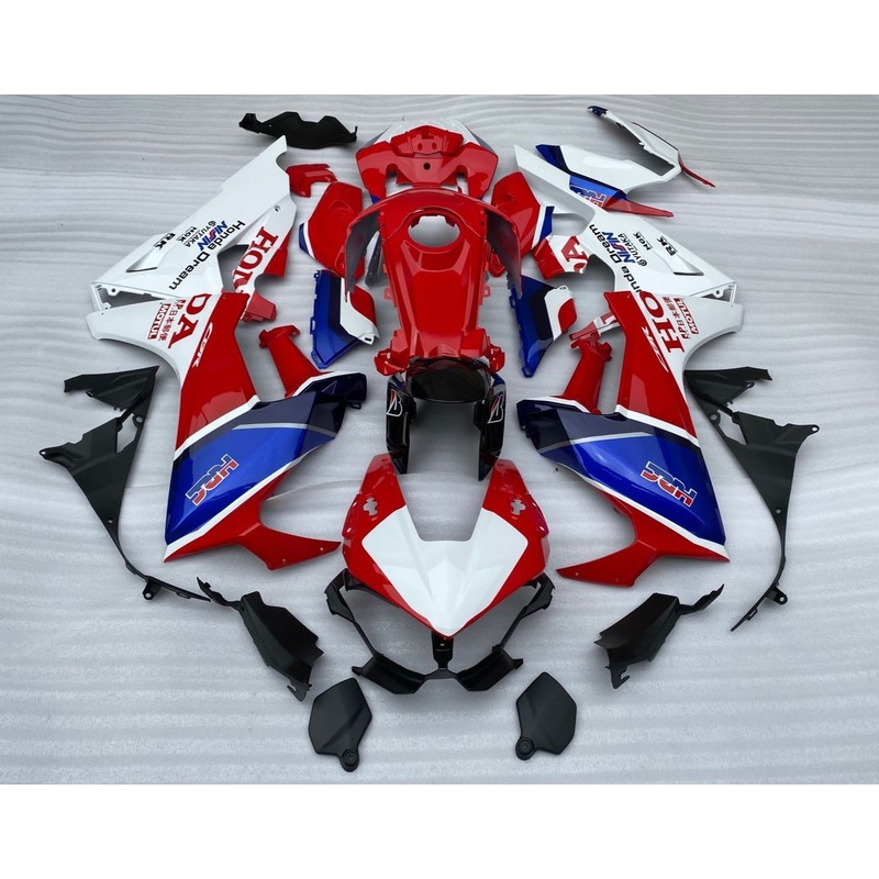 Honda CBR1000RR (2017-2025) Red, Blue, White HRC Fairings No Seat Cowl No Bolt Kit No Tank