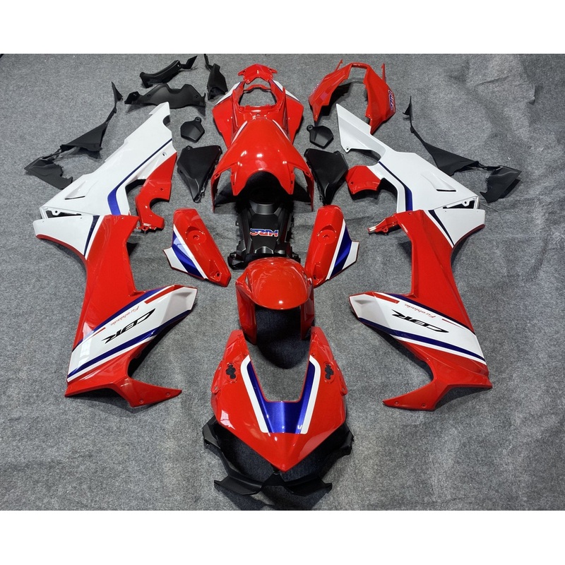 Honda CBR1000RR (2017-2025) Red, White, Blue Fairings No Seat Cowl No Bolt Kit No Tank