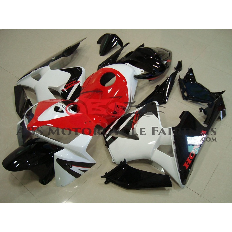 Honda CBR600RR (2005-2006) Red, White & Black Fairings No Seat Cowl No Bolt Kit No Tank