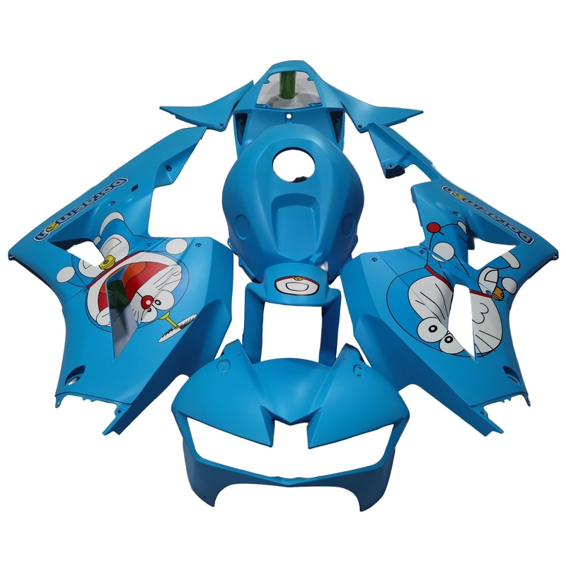 Honda CBR600RR (2013-2023) Light Blue Doraemon Fairings No Seat Cowl No Bolt Kit No Tank