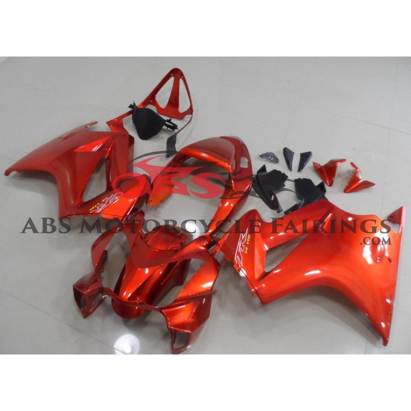 Honda VFR800 (2002-2013) Orange Fairings No Seat Cowl No Bolt Kit No Tank
