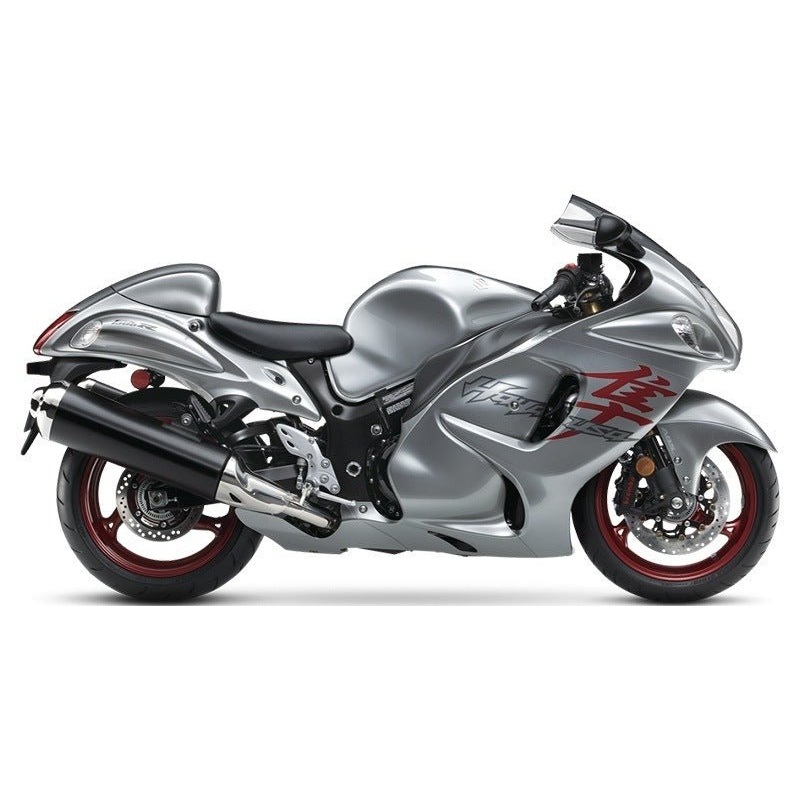 Suzuki GSX1300R Hayabusa (2008-2020) Gray & Burgundy Red Fairings No Seat Cowl No Bolt Kit No Tank