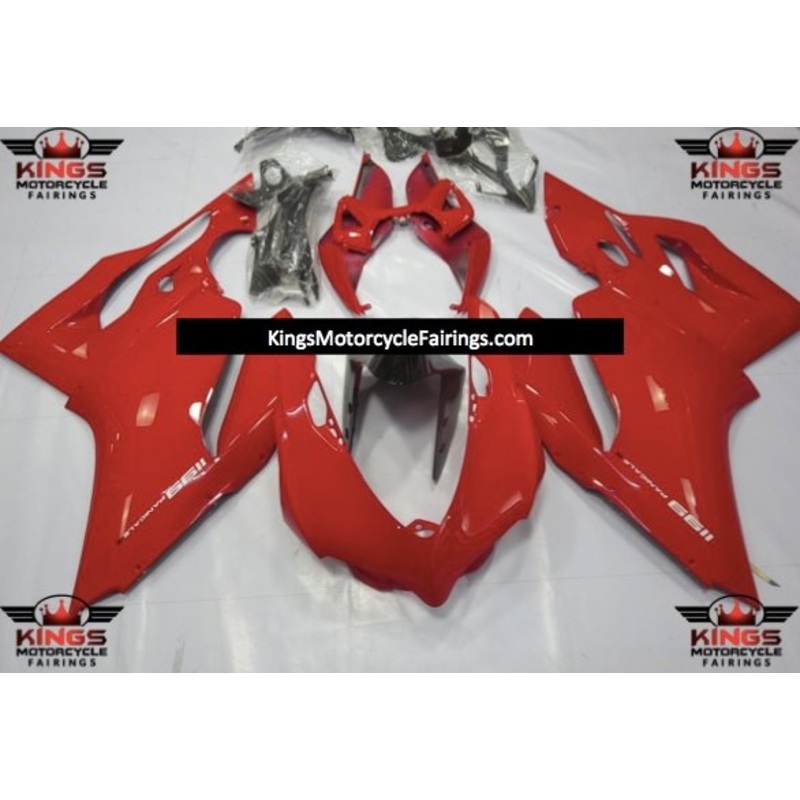 Ducati 1199 (2011-2014) Red Fairings No Tank No Seat Cowl No Bolt Kit