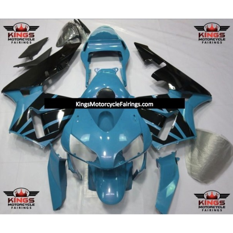 Honda CBR600RR (2003-2004) Light Blue & Black OEM Style Fairings No Seat Cowl No Bolt Kit No Tank