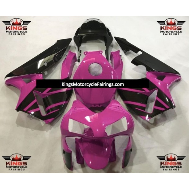 Honda CBR600RR (2003-2004) Magenta Pink & Black Fairings No Seat Cowl No Bolt Kit No Tank