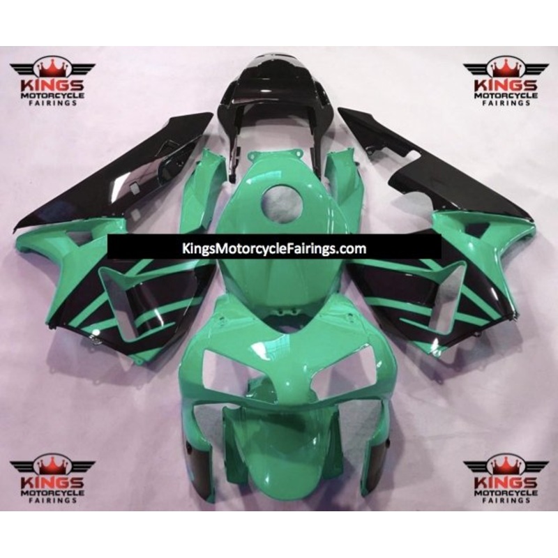 Honda CBR600RR (2003-2004) Mint Green & Black OEM Style Fairings No Seat Cowl No Bolt Kit No Tank