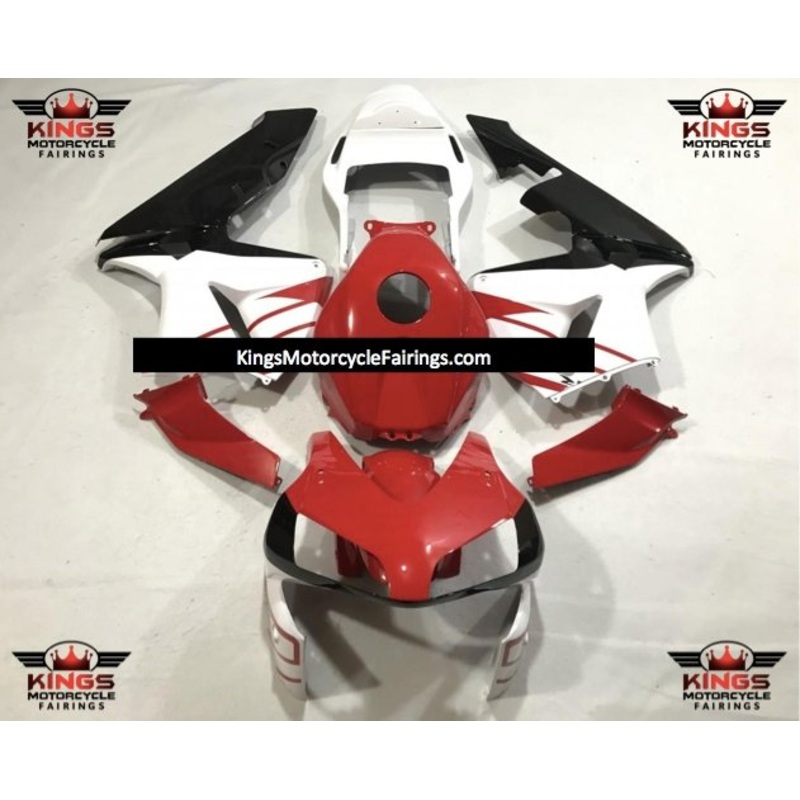 Honda CBR600RR (2003-2004) Red, White & Black Fairings No Seat Cowl No Bolt Kit No Tank