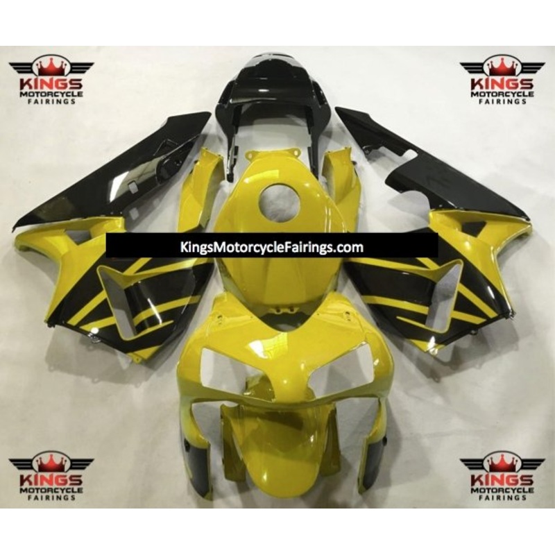 Honda CBR600RR (2003-2004) Yellow & Black Fairings No Seat Cowl No Bolt Kit No Tank