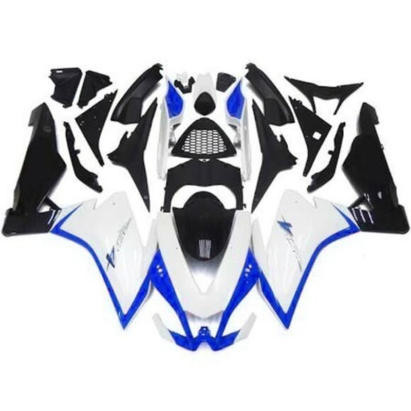 Aprilia RSV4 1000 (2009-2015) White, Blue, Black Fairings No Bolt Kit No Seat Cowl Free Clear Windscreen