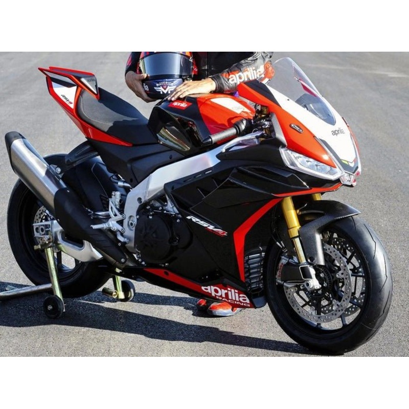 Aprilia RSV4 1100 Fairings (2021-2024) Black, Red, White No Seat Cowl No Bolt Kit No Tank