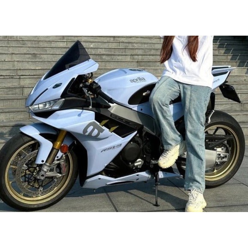 Aprilia RSV4 1100 Fairings (2021-2024) Matte Light Blue No Seat Cowl No Bolt Kit No Tank