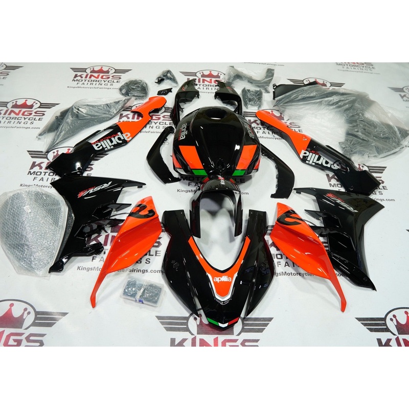 Aprilia RSV4 1100 Fairings (2021-2024) Red, Black No Seat Cowl No Bolt Kit No Tank
