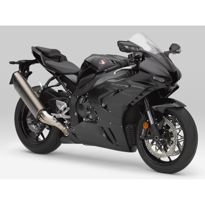 Honda CBR1000RR-R Fairings (2020-2023) Matte Black No Seat Cowl No Bolt Kit Clear Windscreen: Free