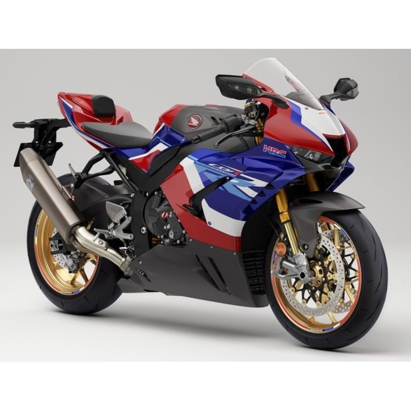 Honda CBR1000RR-R Fairings (2020-2023) Red, Black, Blue, White No Seat Cowl No Bolt Kit Clear Windscreen: Free