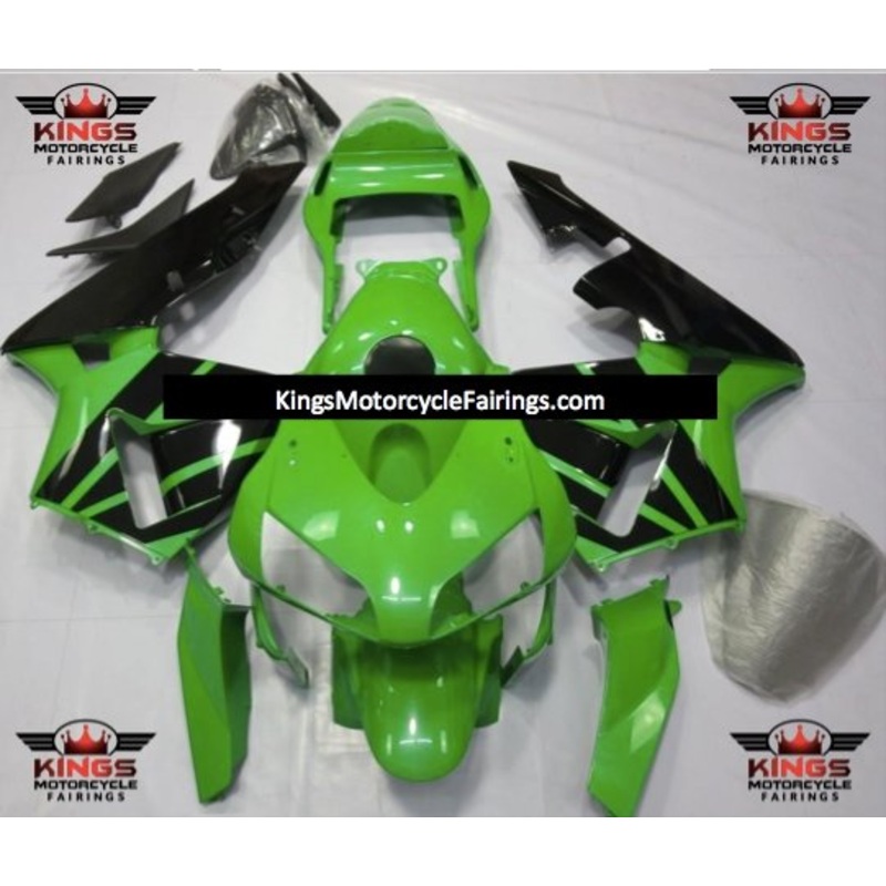 Honda CBR600RR (2003-2004) Green & Black Fairings No Seat Cowl No Bolt Kit No Tank
