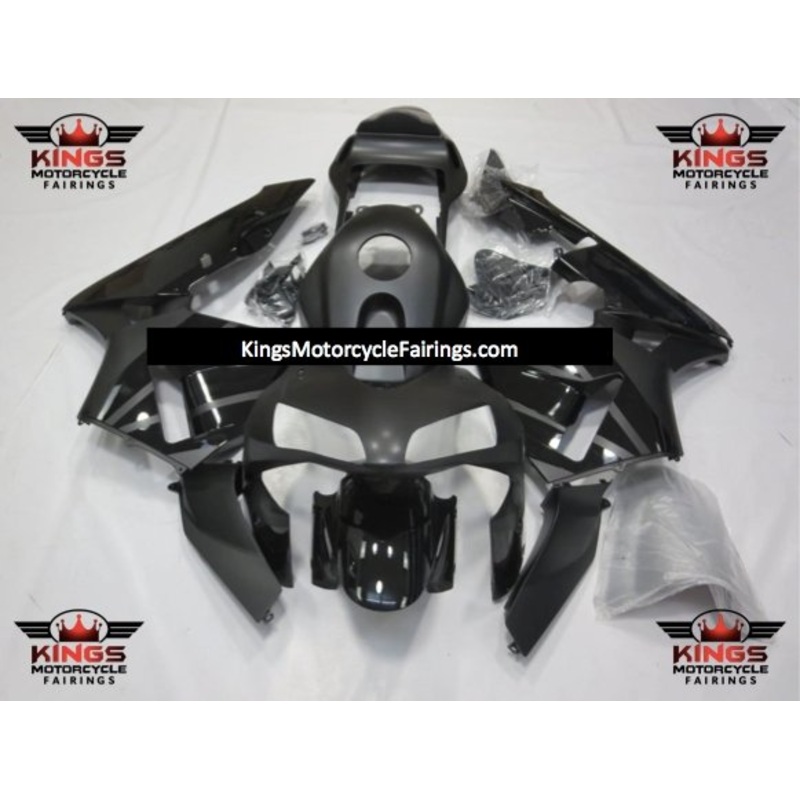 Honda CBR600RR (2003-2004) Matte Black & Black Fairings No Seat Cowl No Bolt Kit No Tank