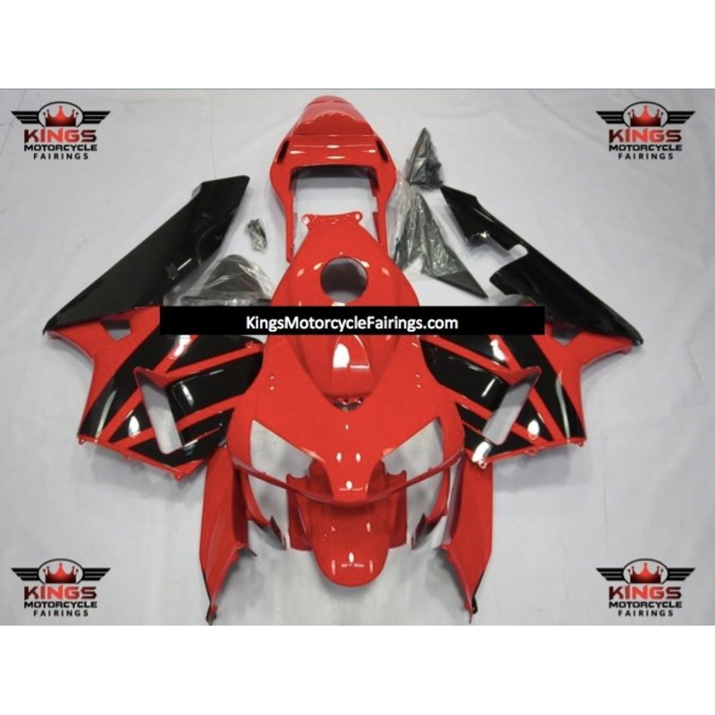 Honda CBR600RR (2003-2004) Red & Black OEM Style Fairings No Seat Cowl No Bolt Kit No Tank