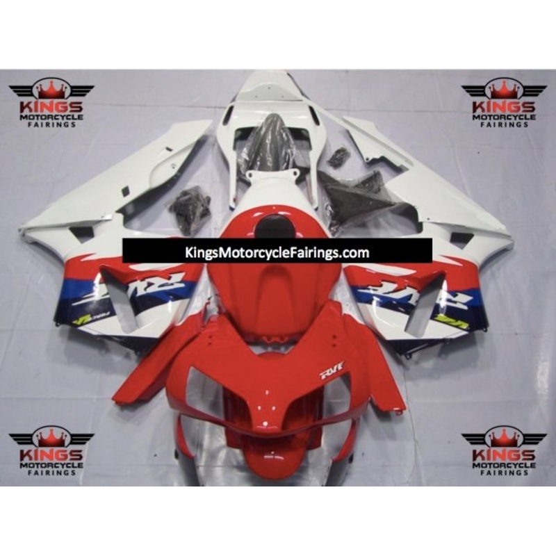 Honda CBR600RR (2003-2004) Red, White & Blue RVF Fairings No Seat Cowl No Bolt Kit No Tank