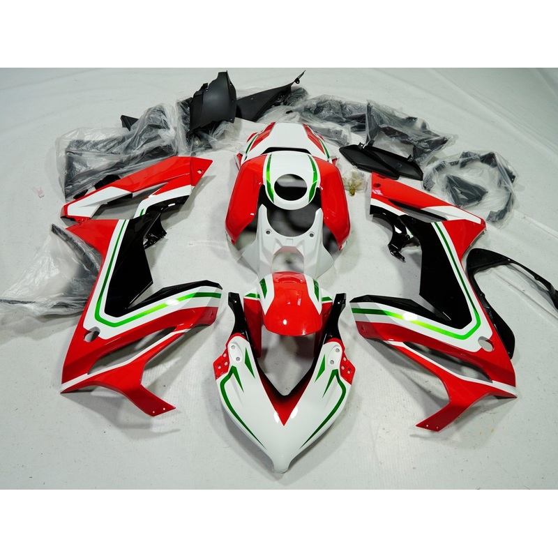Honda CBR650R Fairings (2021-2023) Red, White, Green, Black No Tank No Bolt Kit Free Clear Windscreen