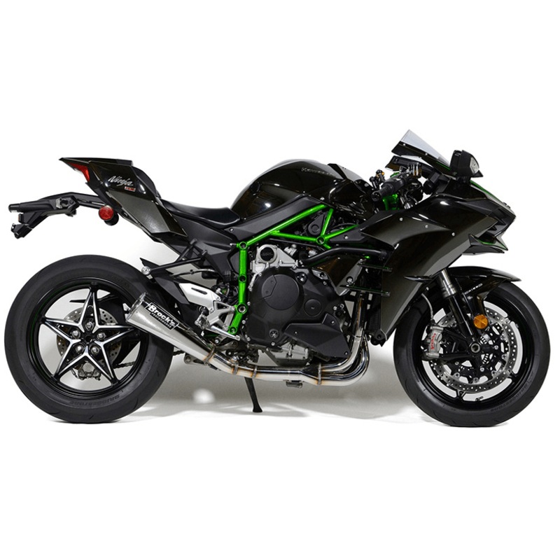 Kawasaki Ninja H2 Fairings (2015-2022) Black No Tank No Seat Cowl No Bolt Kit