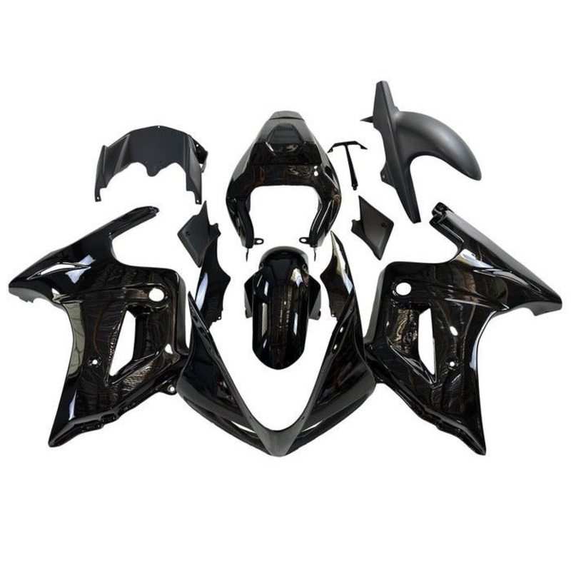 Suzuki SV650 Fairings (2003-2013) Black No Seat Cowl No Bolt Kit Clear Windscreen: Free