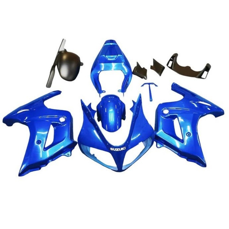 Suzuki SV650 Fairings (2003-2013) Blue No Seat Cowl No Bolt Kit Clear Windscreen: Free