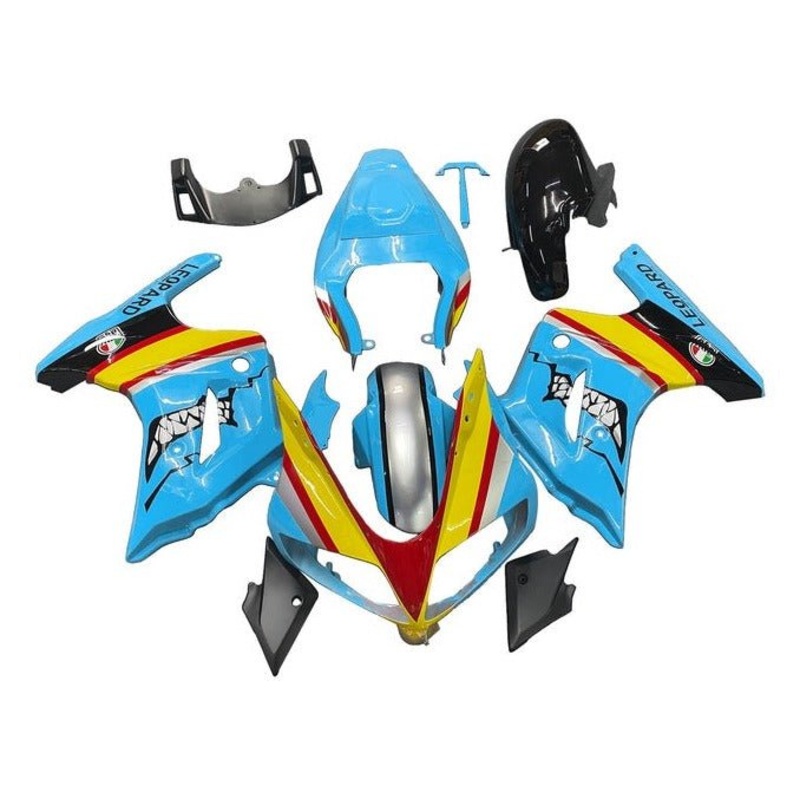 Suzuki SV650 Fairings (2003-2013) Blue, Yellow, Red No Seat Cowl No Bolt Kit Clear Windscreen: Free