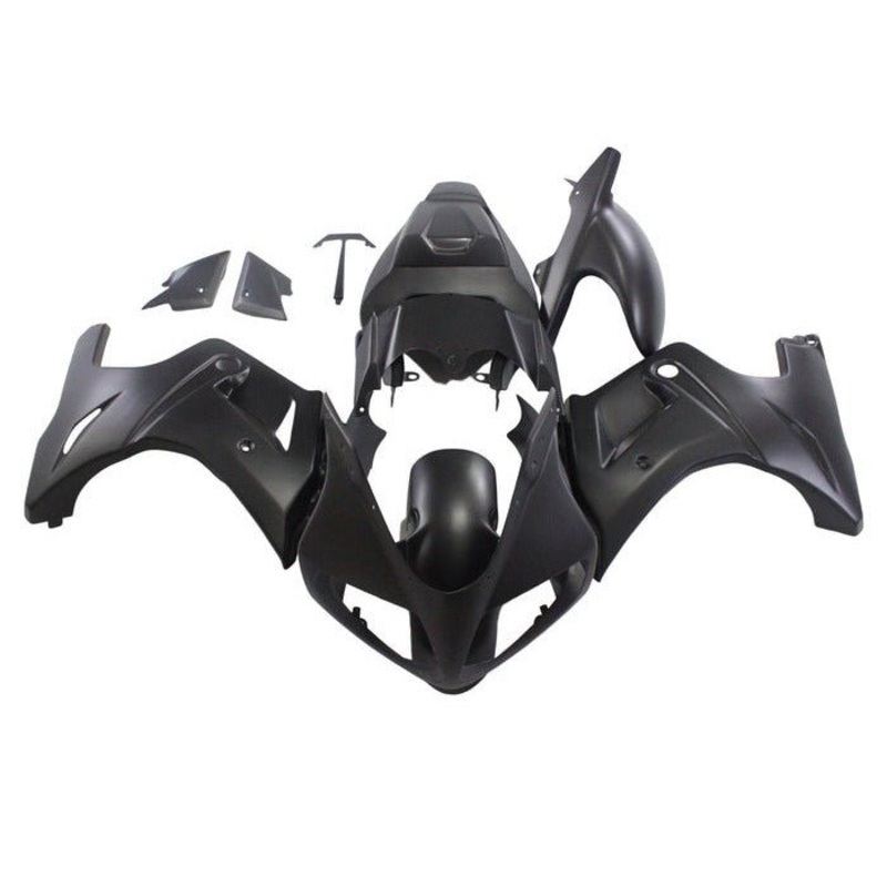 Suzuki SV650 Fairings (2003-2013) Matte Black No Seat Cowl No Bolt Kit Clear Windscreen: Free
