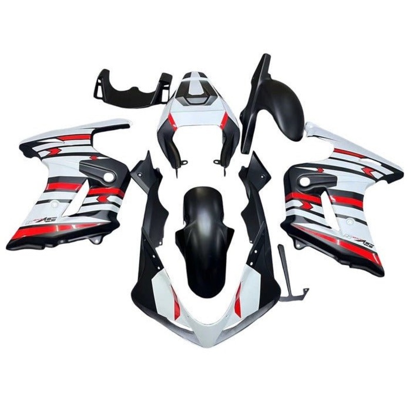 Suzuki SV650 Fairings (2003-2013) White, Red, Matte Black No Seat Cowl No Bolt Kit Clear Windscreen: Free