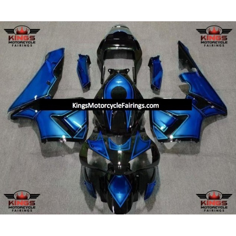 Honda CBR600RR (2003-2004) Blue Limited Design Fairings No Seat Cowl No Bolt Kit No Tank