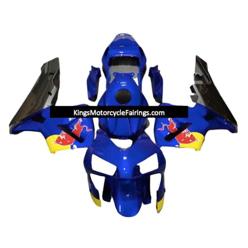 Honda CBR600RR (2003-2004) Blue RedBull Fairings No Seat Cowl No Bolt Kit No Tank
