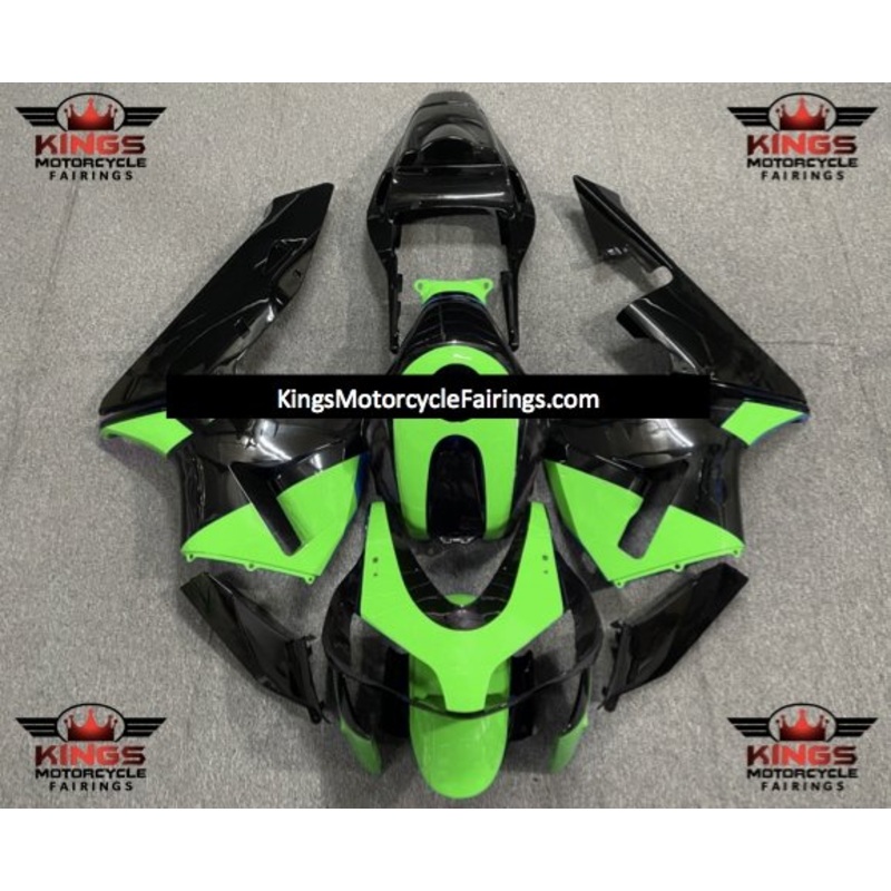 Honda CBR600RR (2003-2004) Green & Black Unique Fairings No Seat Cowl No Bolt Kit No Tank