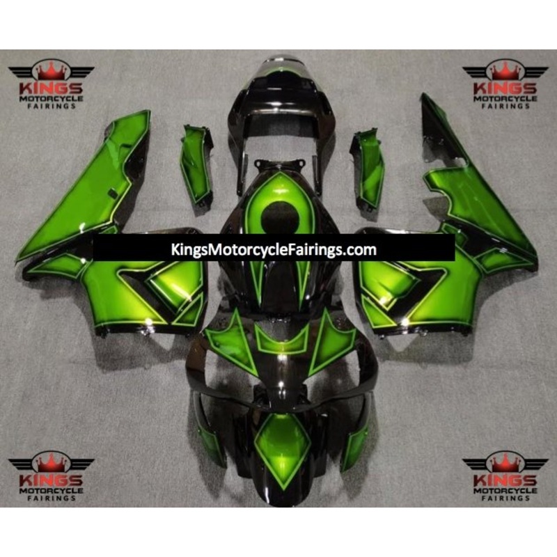Honda CBR600RR (2003-2004) Green Limited Design Fairings No Seat Cowl No Bolt Kit No Tank