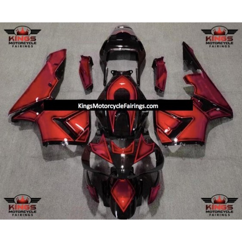 Honda CBR600RR (2003-2004) Red Limited Design Fairings No Seat Cowl No Bolt Kit No Tank
