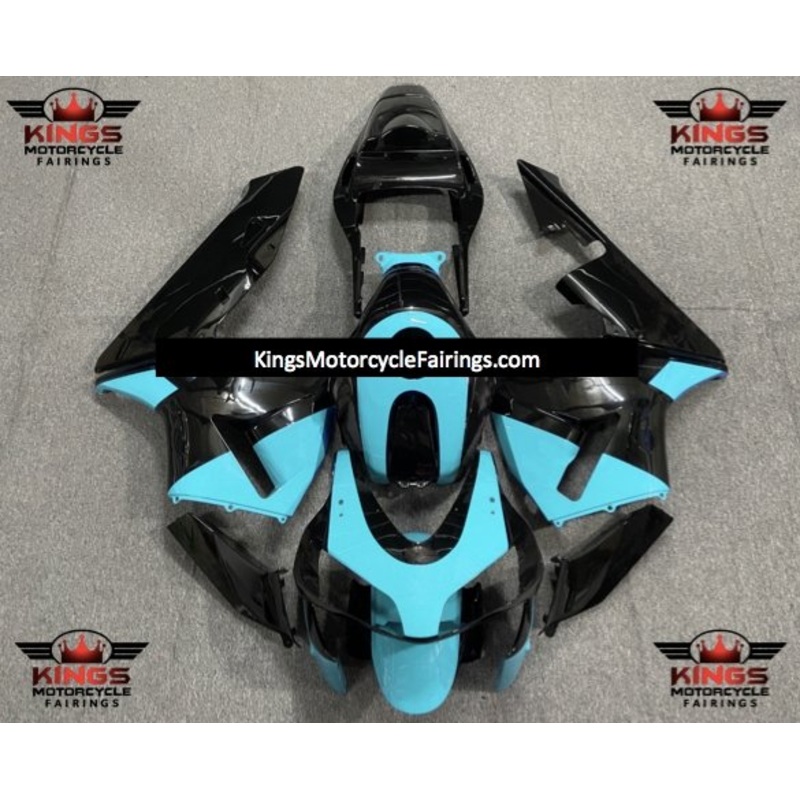 Honda CBR600RR (2003-2004) Turquoise Blue & Black Unique Fairings No Seat Cowl No Bolt Kit No Tank