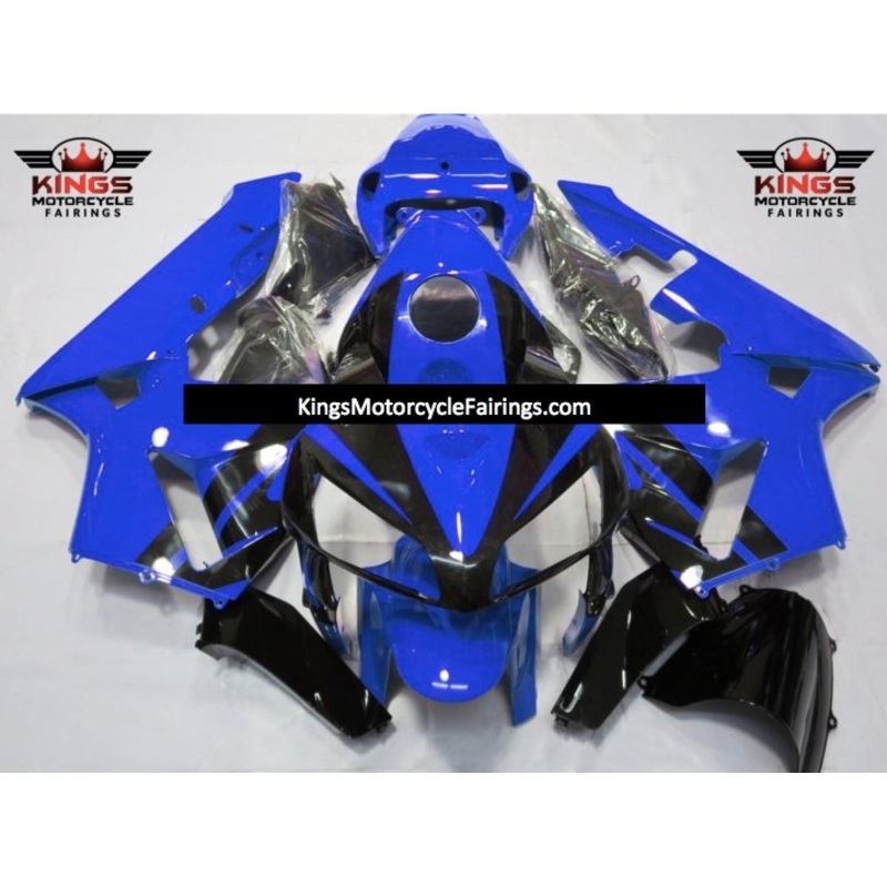 Honda CBR600RR (2005-2006) Black & Blue Fairings No Seat Cowl No Bolt Kit No Tank