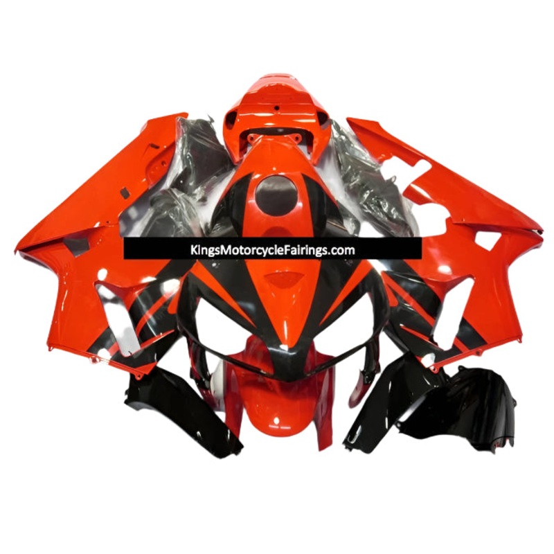 Honda CBR600RR (2005-2006) Black, Red Fairings No Seat Cowl No Bolt Kit No Tank