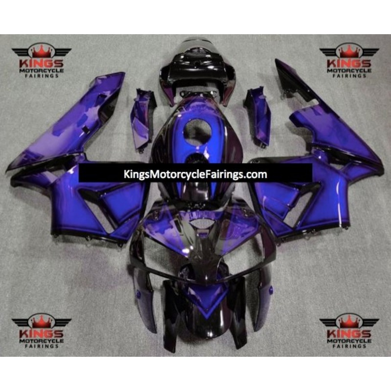 Honda CBR600RR (2005-2006) Deep Blue & Black Special Design Fairings No Seat Cowl No Bolt Kit No Tank