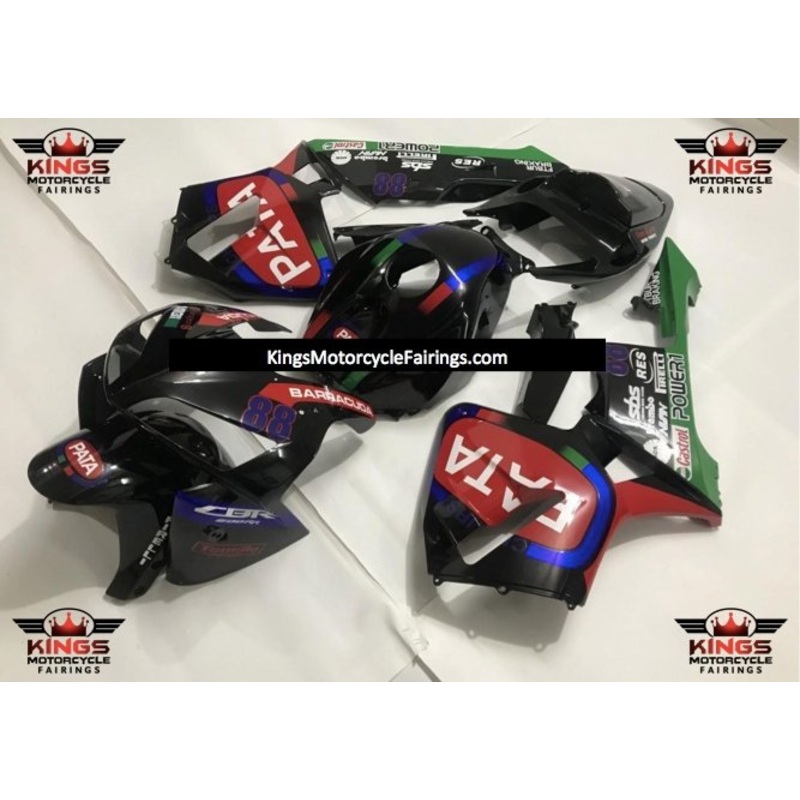 Honda CBR600RR (2005-2006) Matte Black, Matte Red, Matte Blue & Matte Green PATA Fairings No Seat Cowl No Bolt Kit No Tank