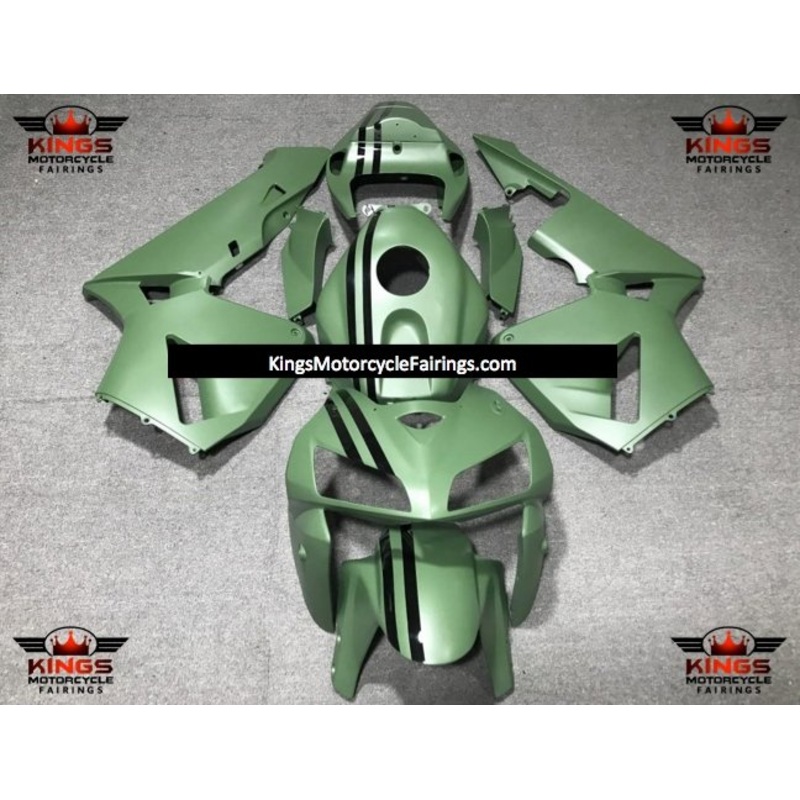 Honda CBR600RR (2005-2006) Matte Green Fairings No Seat Cowl No Bolt Kit No Tank