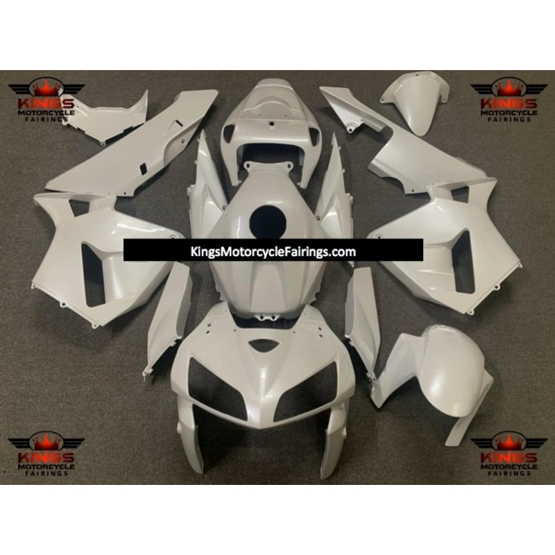 Honda CBR600RR (2005-2006) Pearl White Fairings No Seat Cowl No Bolt Kit No Tank