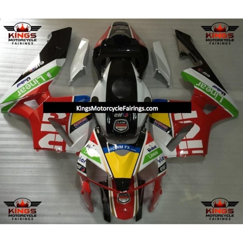 Honda CBR600RR (2005-2006) Red, White & Black GIVI Fairings No Seat Cowl No Bolt Kit No Tank