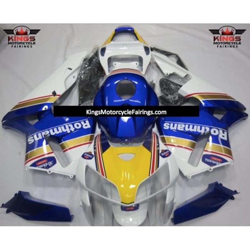 Honda CBR600RR (2005-2006) White & Blue Rothmans Fairings No Seat Cowl No Bolt Kit No Tank