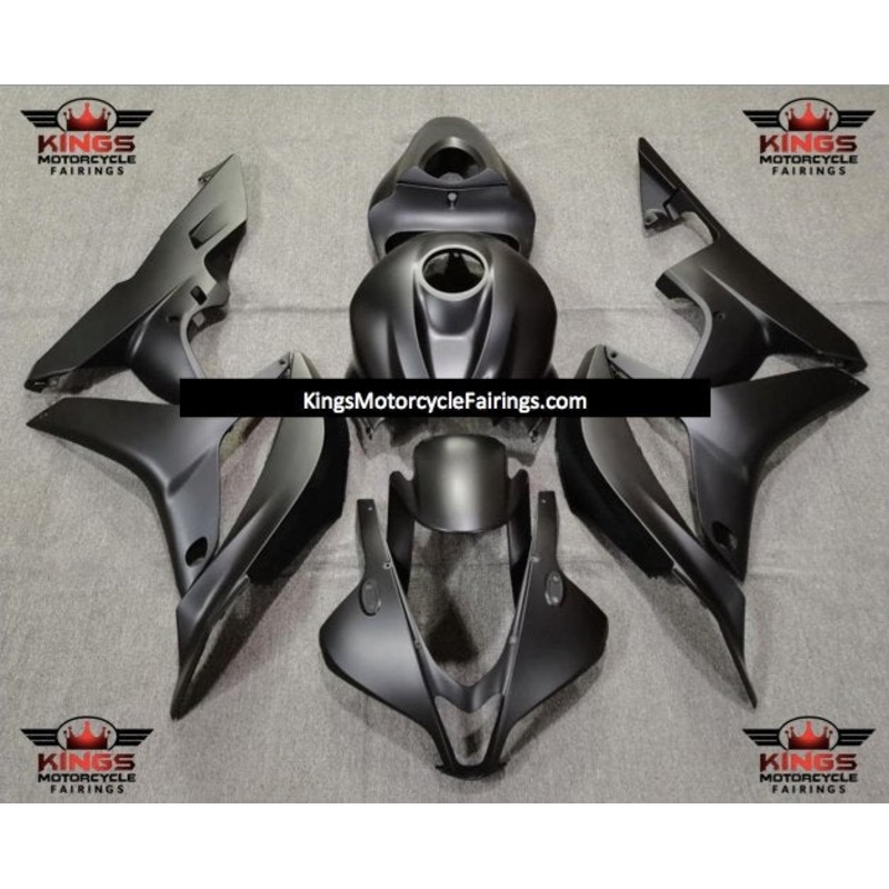 Honda CBR600RR (2007-2008) Matte Black Fairings No Seat Cowl No Bolt Kit No Tank