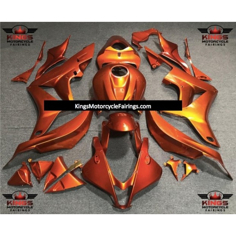 Honda CBR600RR (2007-2008) Orange Fairings No Seat Cowl No Bolt Kit No Tank