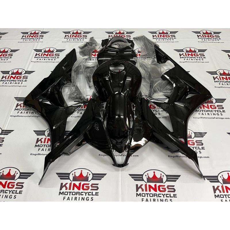 Honda CBR600RR (2007-2008) Black Fairings No Seat Cowl No Bolt Kit No Tank
