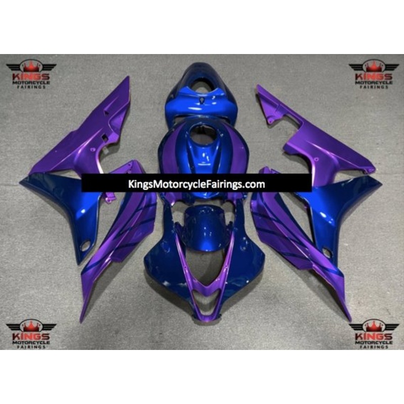 Honda CBR600RR (2007-2008) Blue & Purple Fairings No Seat Cowl No Bolt Kit No Tank