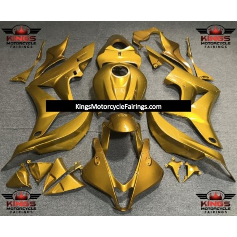 Honda CBR600RR (2007-2008) Gold Fairings No Seat Cowl No Bolt Kit No Tank