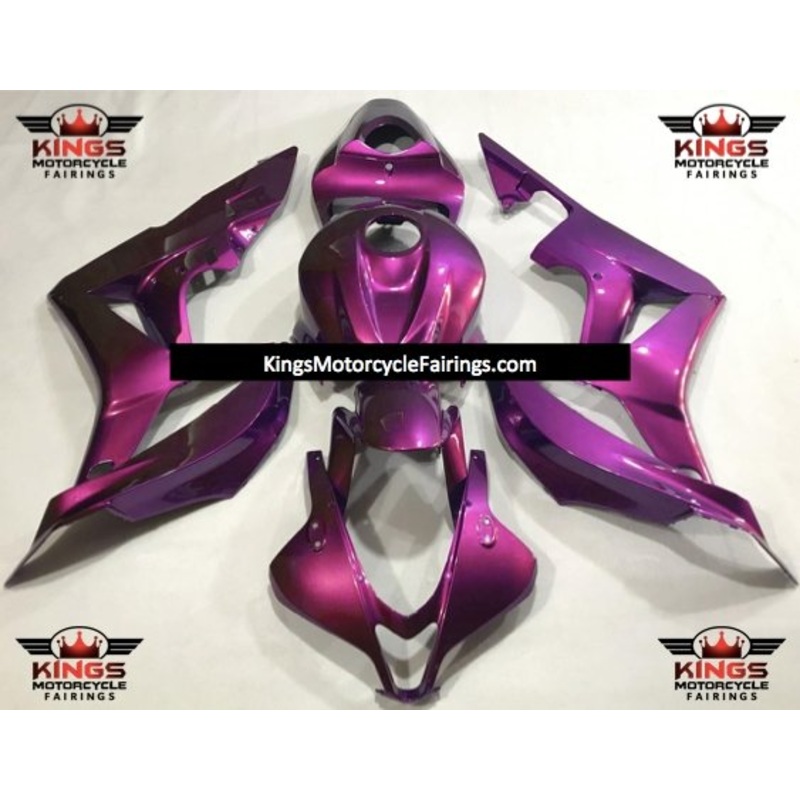 Honda CBR600RR (2007-2008) Purple Magenta Fairings No Seat Cowl No Bolt Kit No Tank