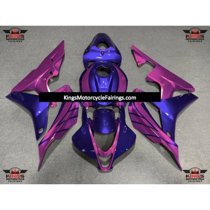 Honda CBR600RR (2007-2008) Purple & Pink Fairings No Seat Cowl No Bolt Kit No Tank